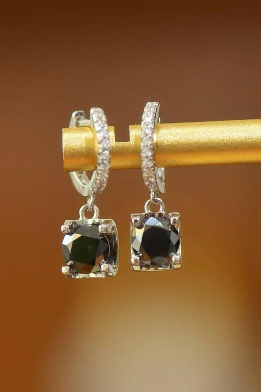 2 Carat Moissanite 925 Sterling Silver Drop Earrings - Nikki's Boutique